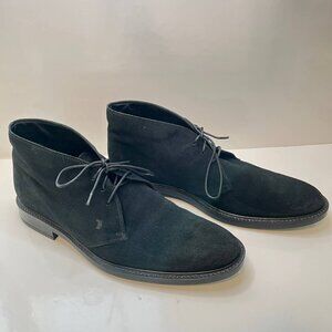 Tod’s Suede Chukka Boots – Black (US 11)